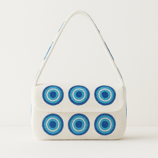 Evil Eye Beaded Bag