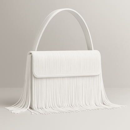 Rose Gold Fringe Handbag