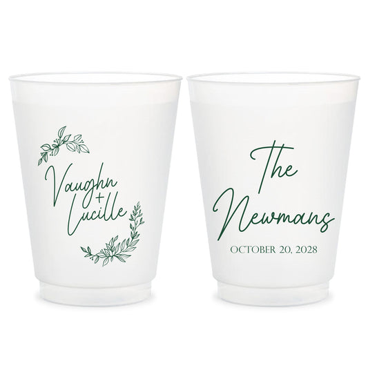Frosted Cups as Wedding Gift (CS 372)