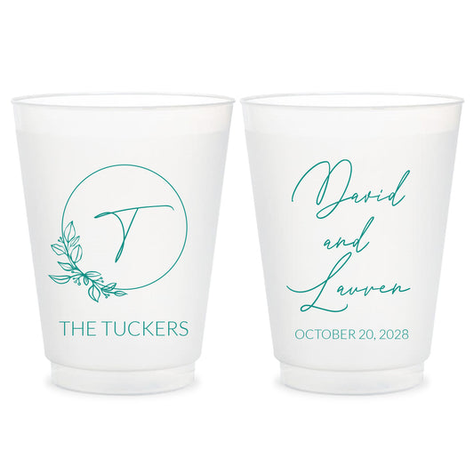 Custom Plastic Cups Wedding Favors (144)