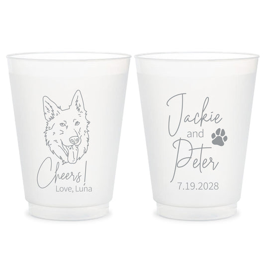 Pet Wedding Frosted Cups (LP 79)
