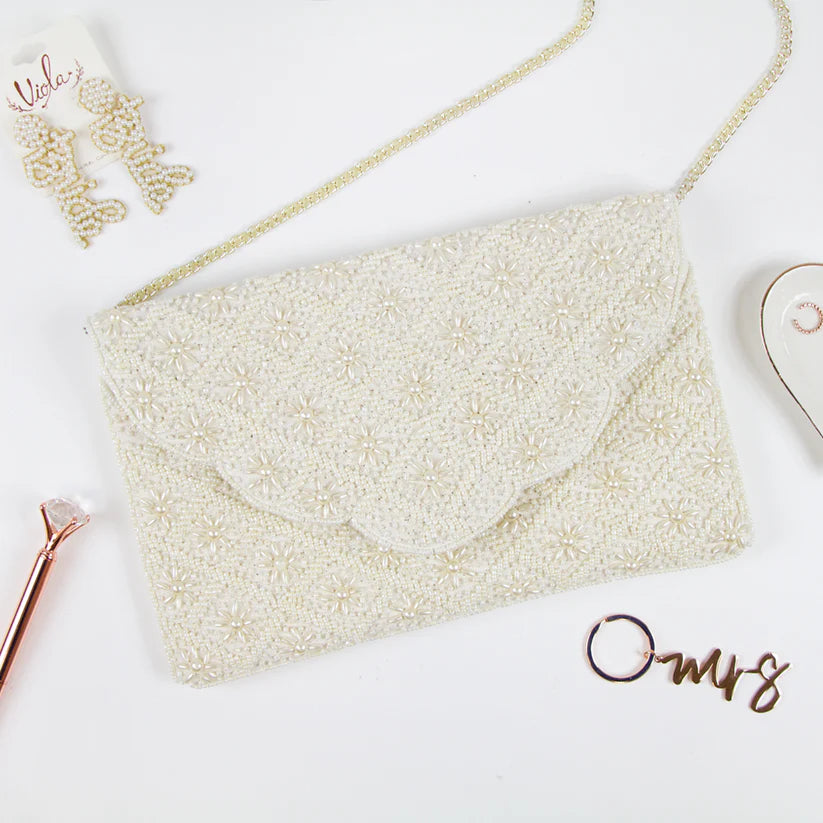 Floral Happily Ever After Clutch Bag
