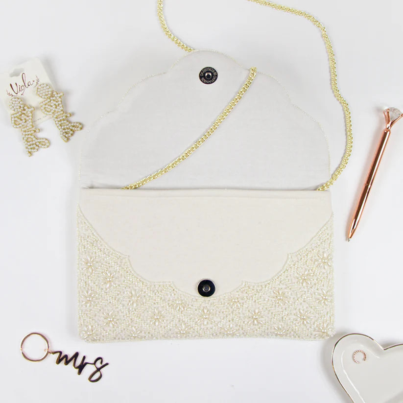 Floral Happily Ever After Clutch Bag