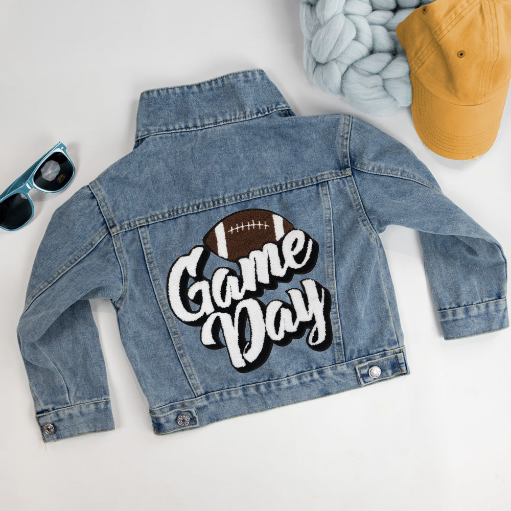 Personalized Game Day Denim Jacket