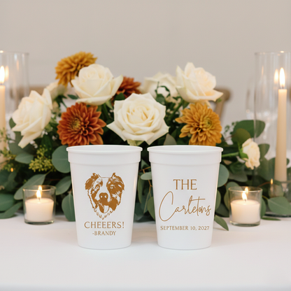 Pet Wedding Stadium Cups (KT249)