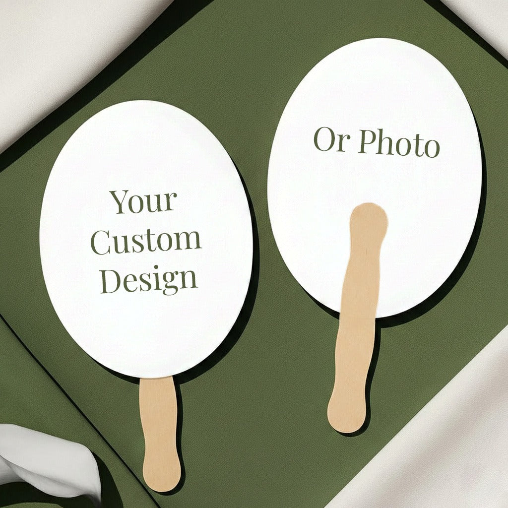 Custom Wedding Fans