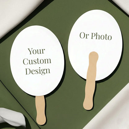 Custom Wedding Fans