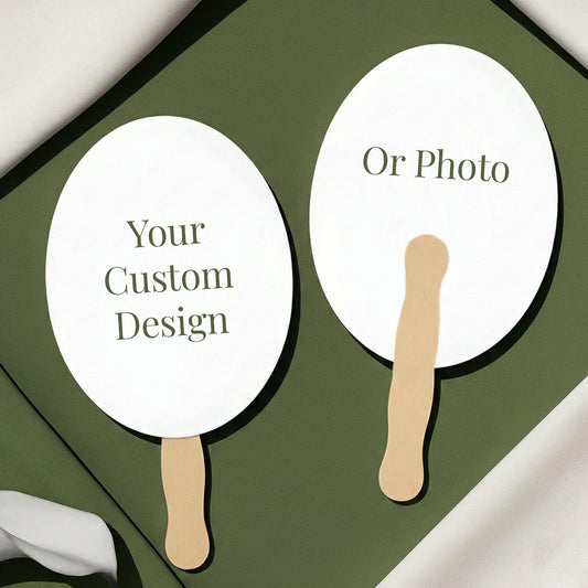 Custom Wedding Fans