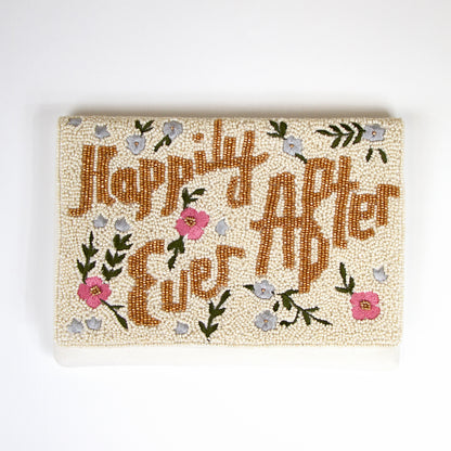 Beaded Canvas Bridal Clutches