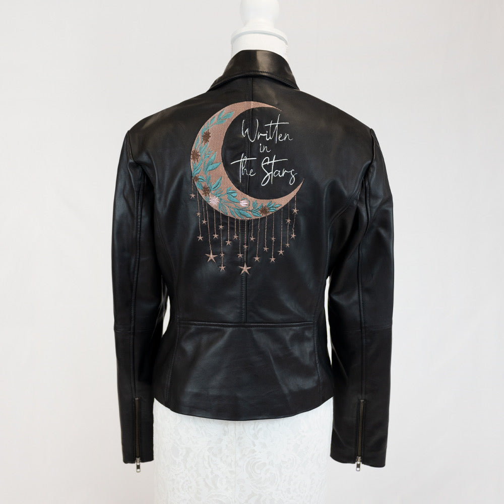 (Real Leather) Written In The Stars Leather Jacket