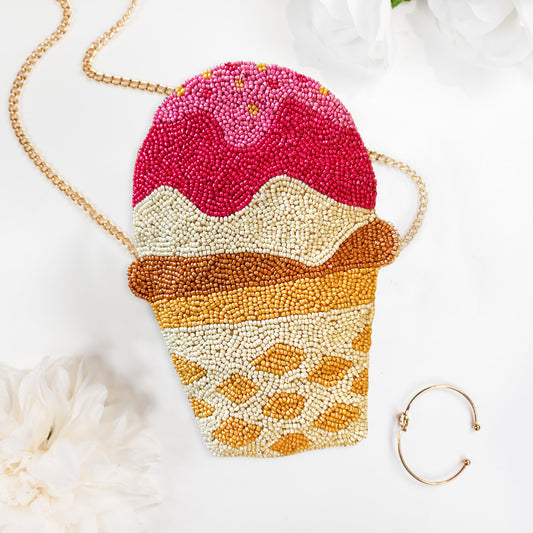 Ice Cream Clutch Purse