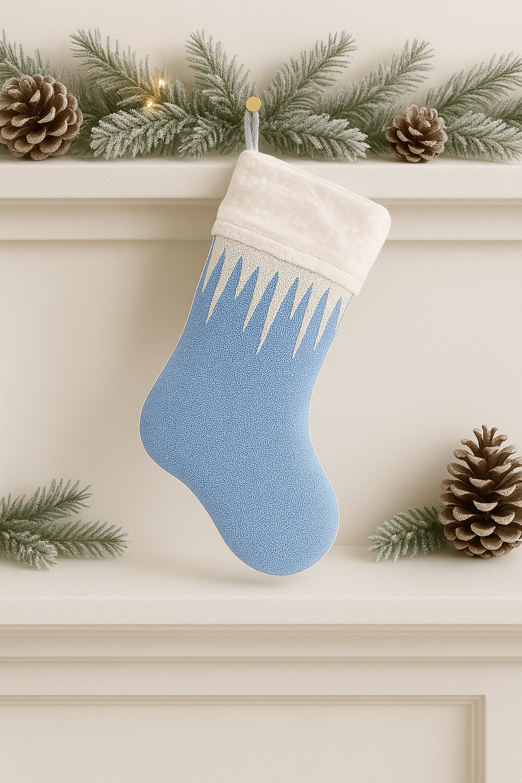 Personalized Beaded Christmas Stocking