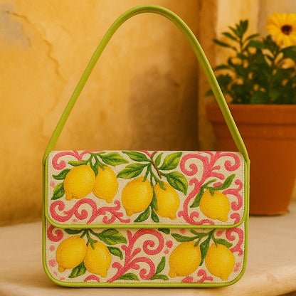 Pink Yellow Lemon Bag