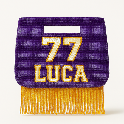 Game Day Fringe Clutch