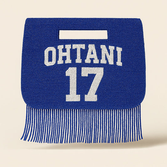 Customized Beaded Fringe Game Day Bag