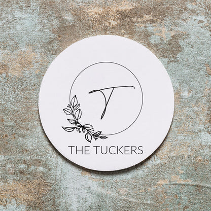Monogram Coasters