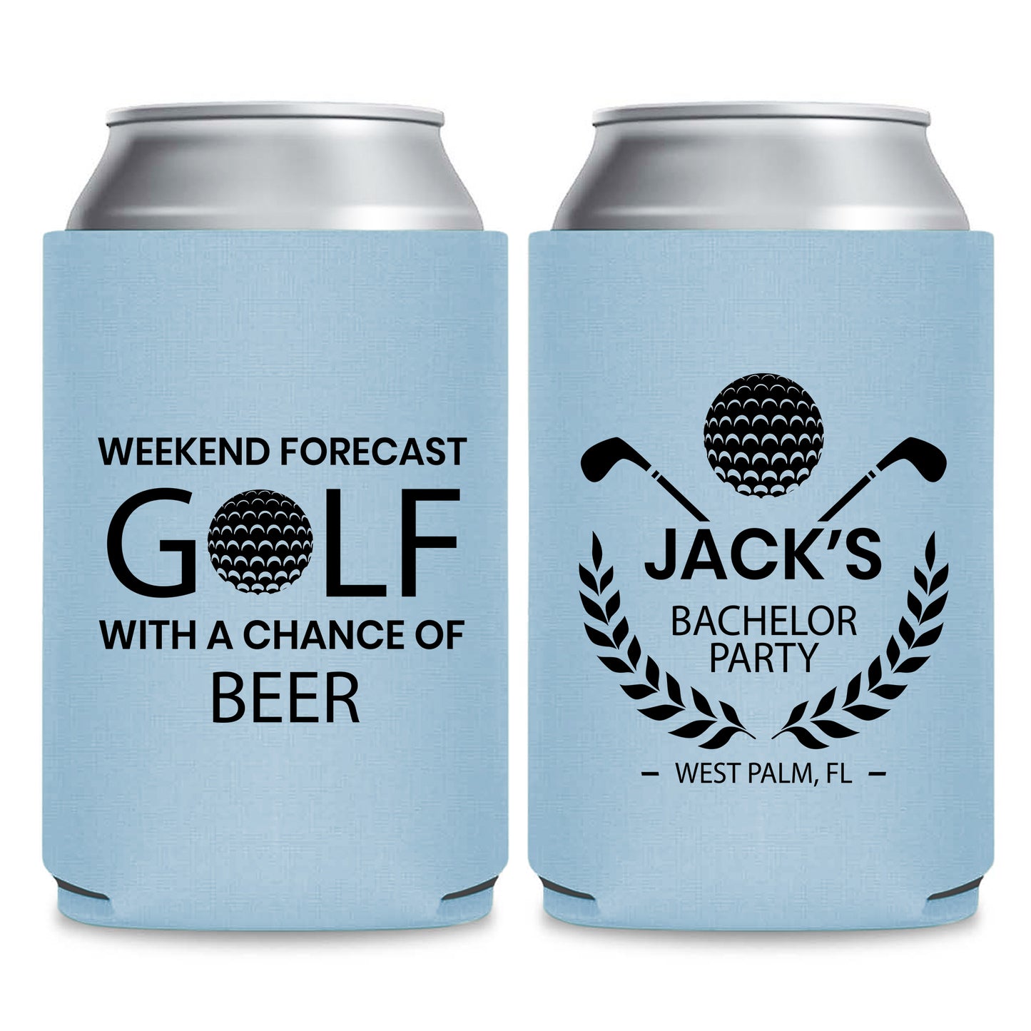 Custom Bachelor Party Can Coolers (KT 188)