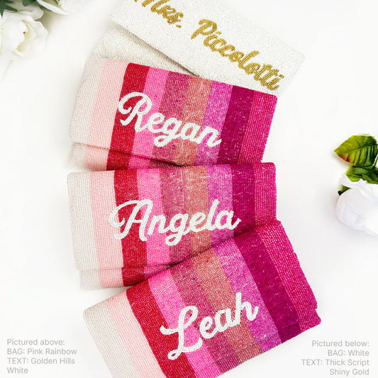 Bridesmaid Beaded Clutch