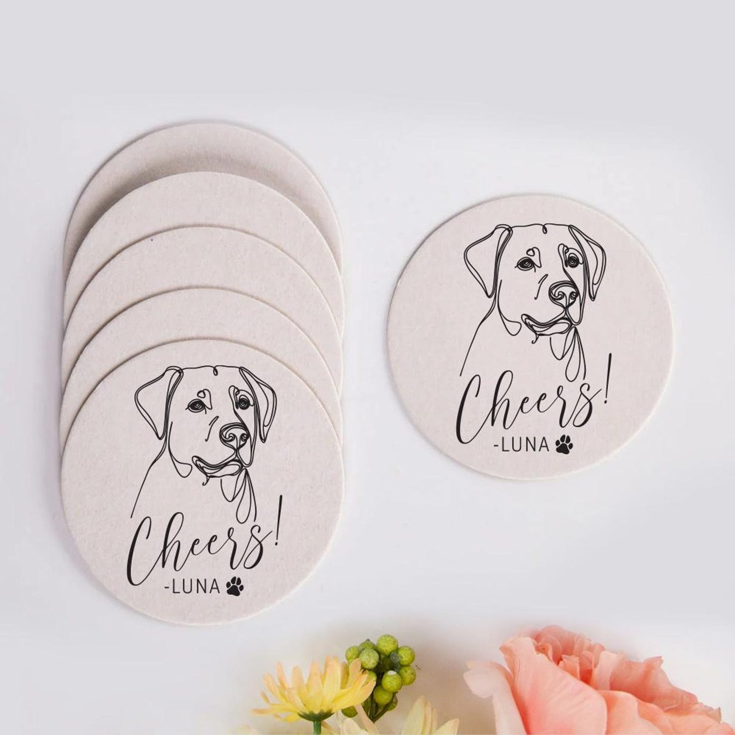 Pet Wedding Coasters