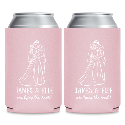 Custom Bridal Shower Can Coolers