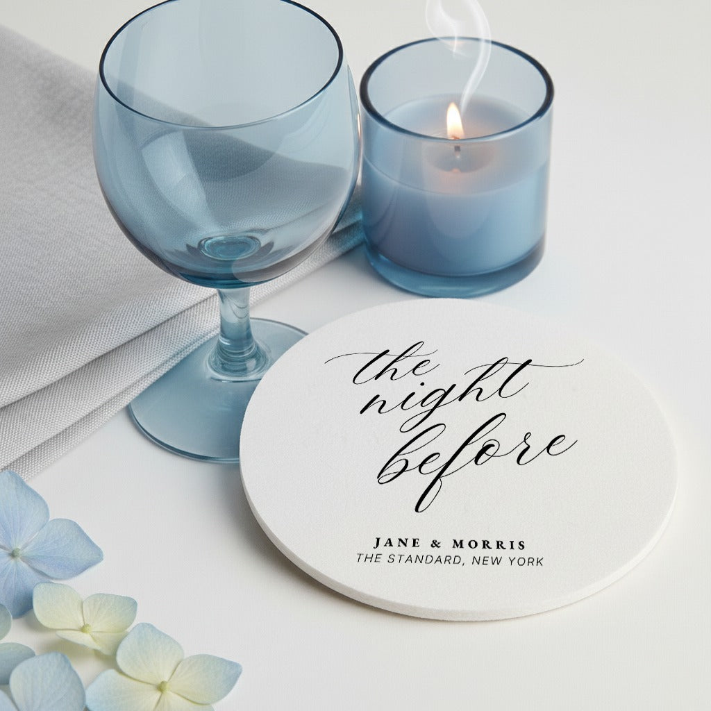 Rehearsal Dinner Coasters