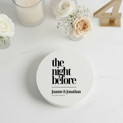 Rehearsal Dinner Coasters