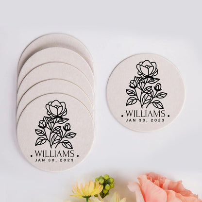 Floral Coasters