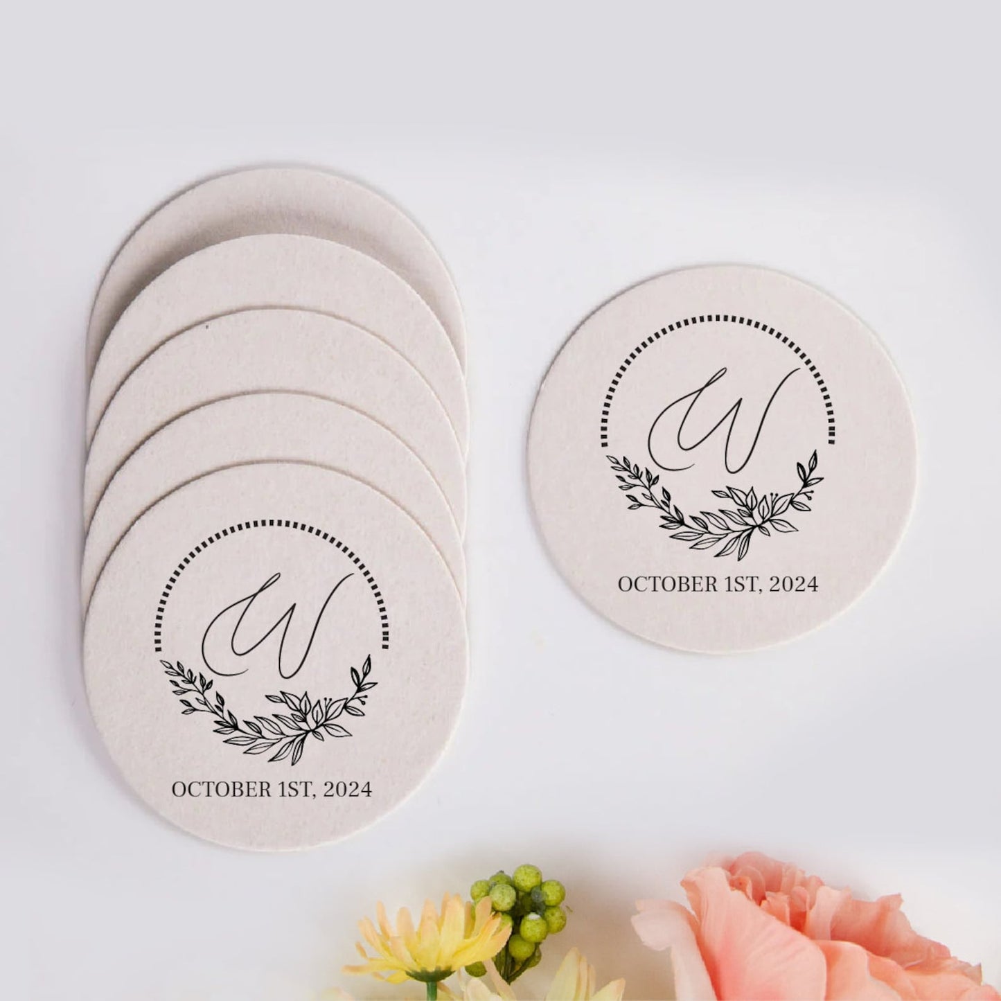 Monogram Coasters