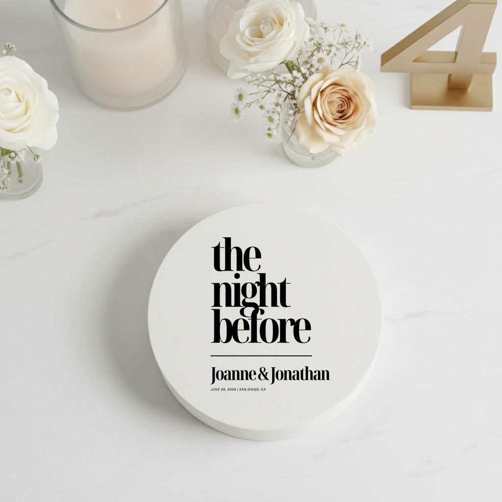 Bold Minimalist Coaster (LP 358)