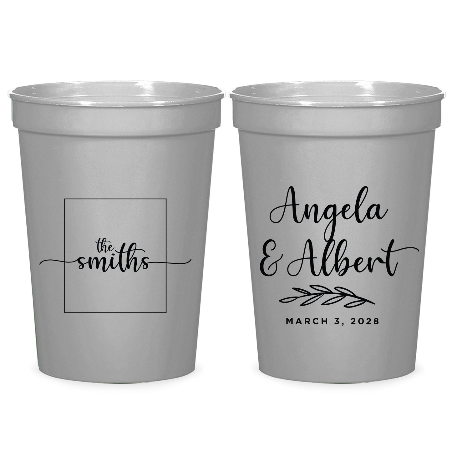 Custom Stadium Cups Wedding Favors (LP ci)