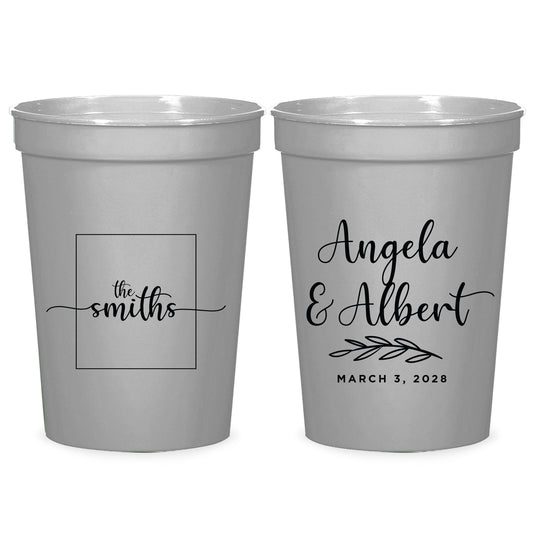 Custom Stadium Cups Wedding Favors (LP ci)