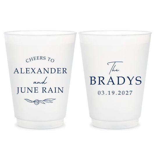 Wedding Frosted Cups (KT 309)