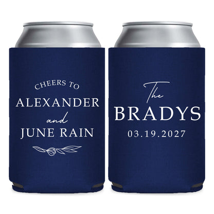 Cheers Y'all! Wedding Can Coolies (KT 309)