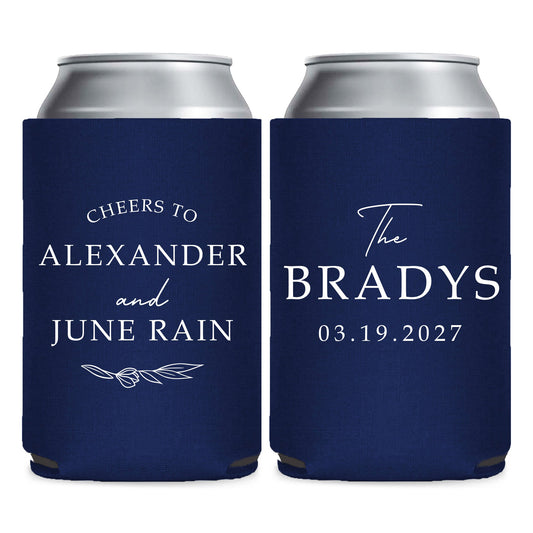 Cheers Y'all! Wedding Can Coolies (KT 309)