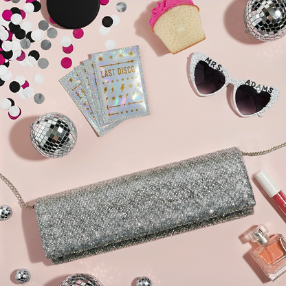 Fully Beaded Rectangular Clutch for Bride