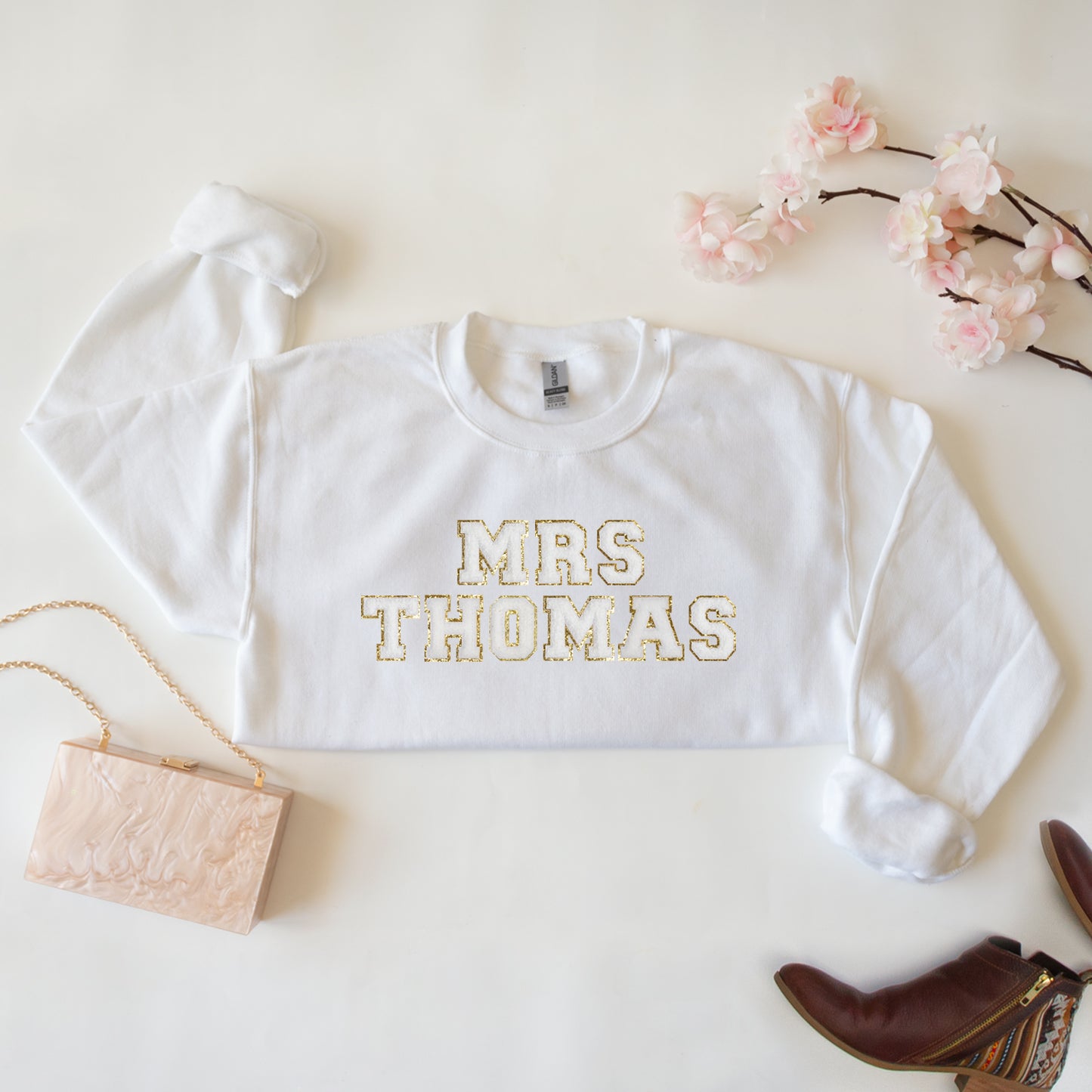 Wifey Patch Sweatshirt