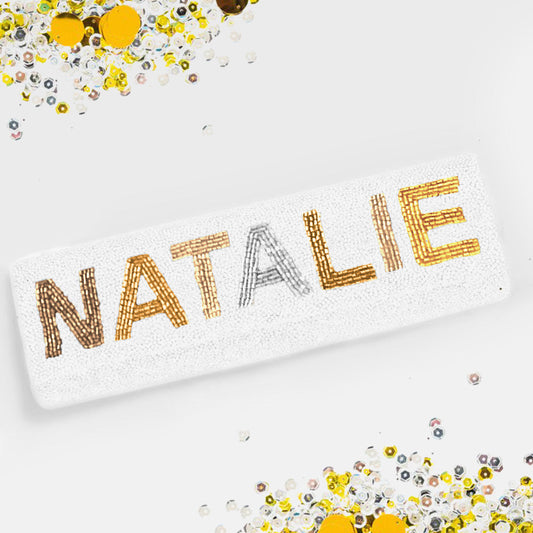 Custom Wedding Clutch Bag Bride Gift (KS)