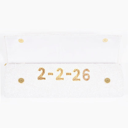 Custom Wedding Clutch Bag Bride Gift (KS)