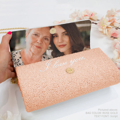 Custom Beaded Clutch Bags as Gift for Mom