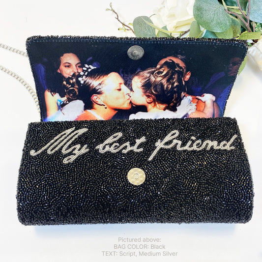 My Best Friend Mom Clutch Purse - FOG