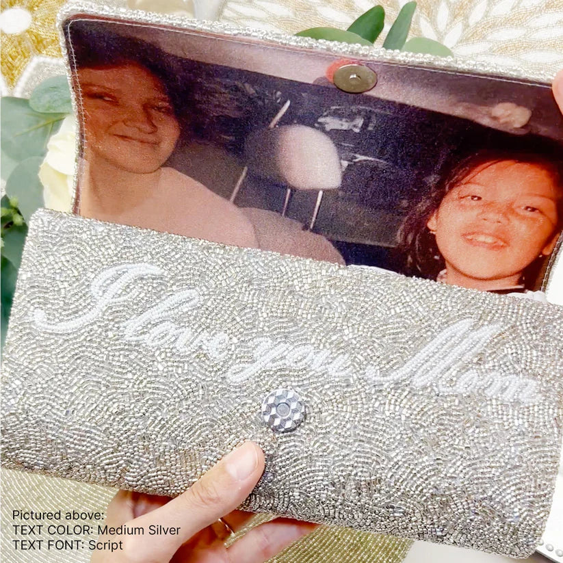 Custom Beaded Clutch Bags as Gift for Mom