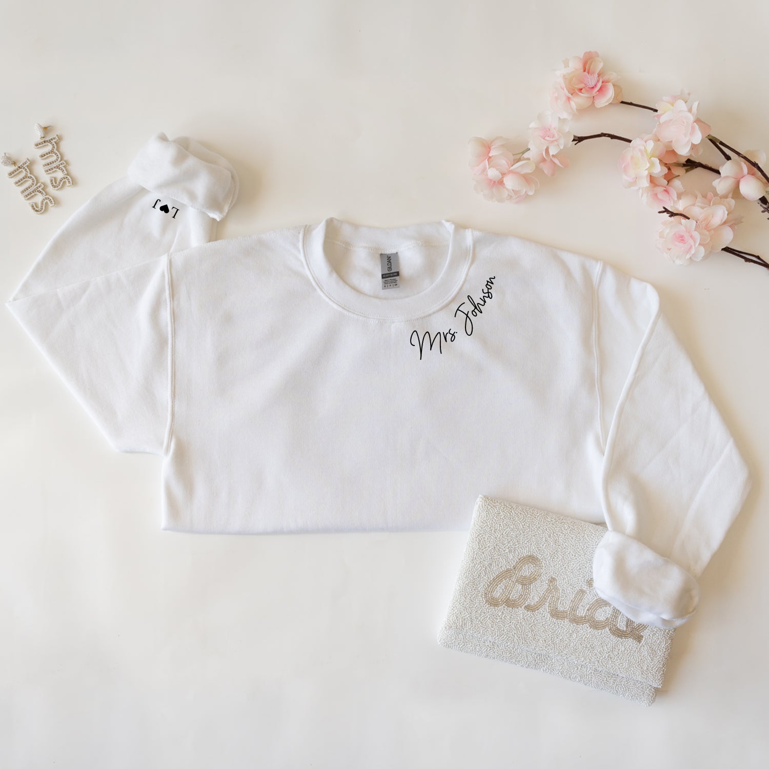 Custom Bachelorette Bride Sweatshirt - Personalized Bridal Party Apparel