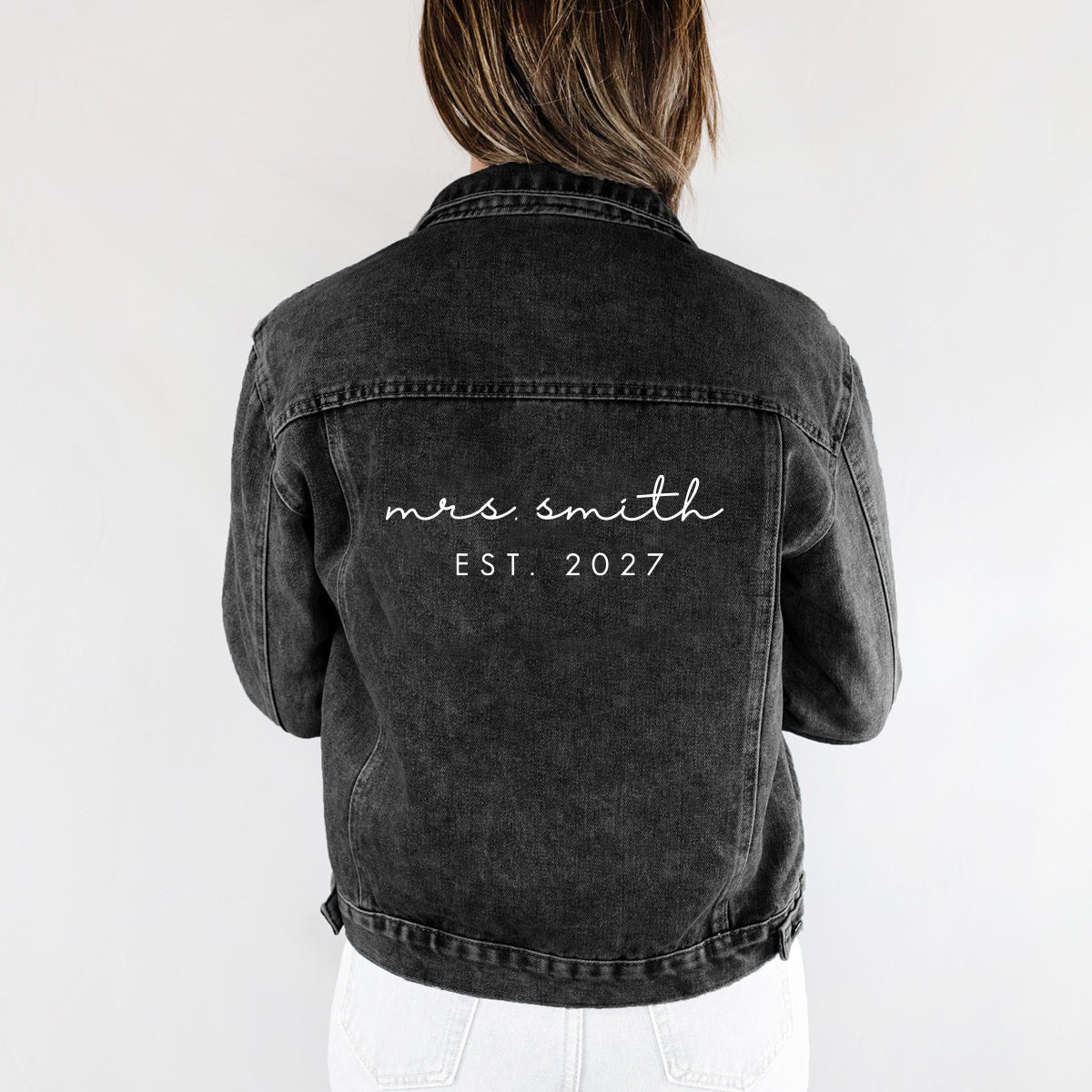 Personalized Bachelorette Party Denim Jacket