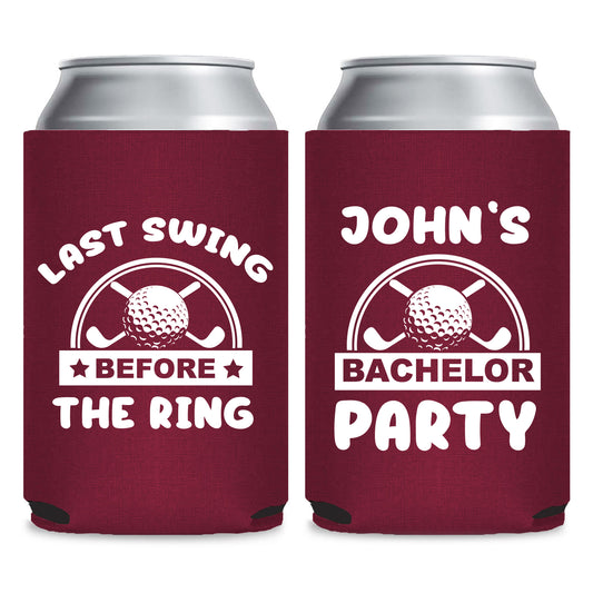 Golf Bachelor Party Can Coolers (PK 241)