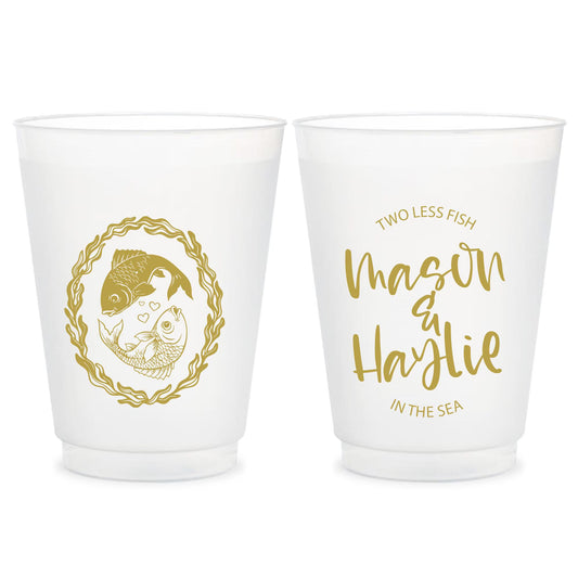 Personalized Wedding Favor Cups (PK 27)
