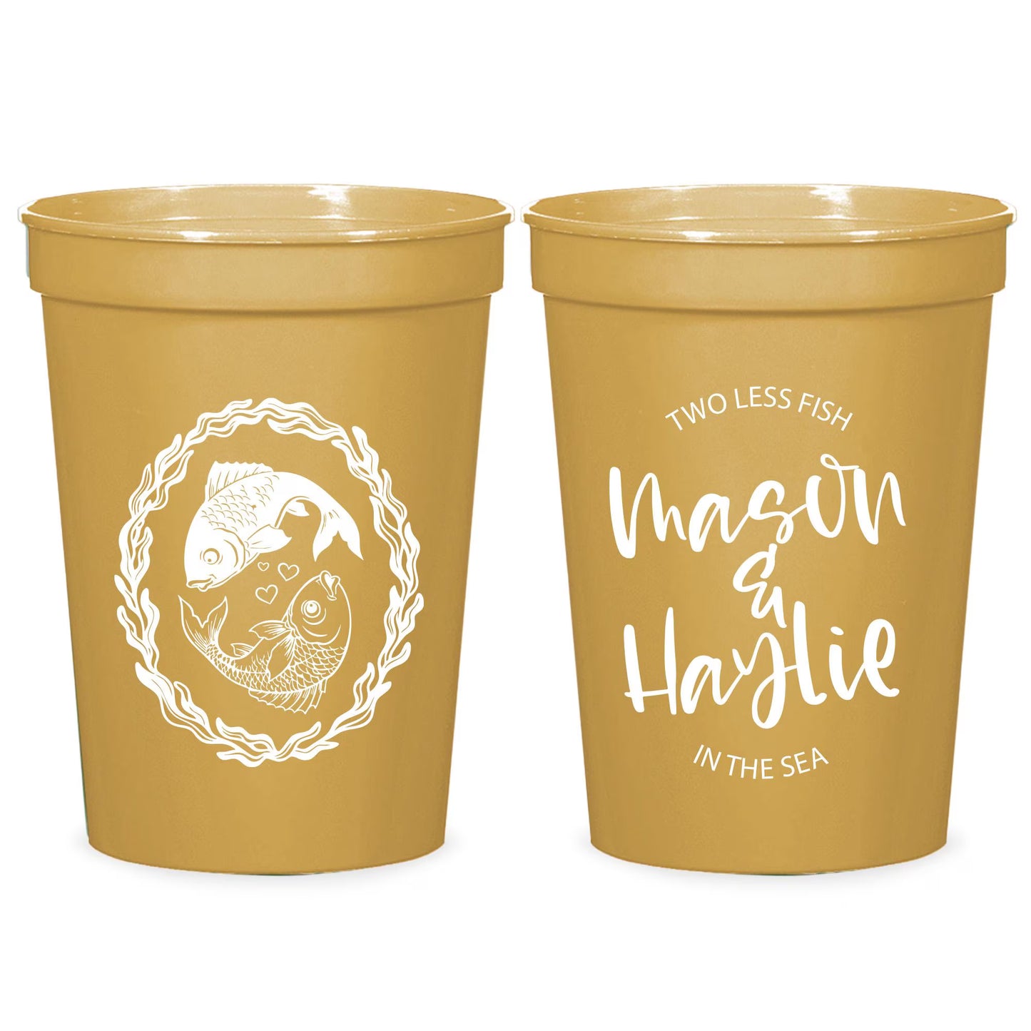 Two Less Fish In The Stadium Cup Favors (PK 27)