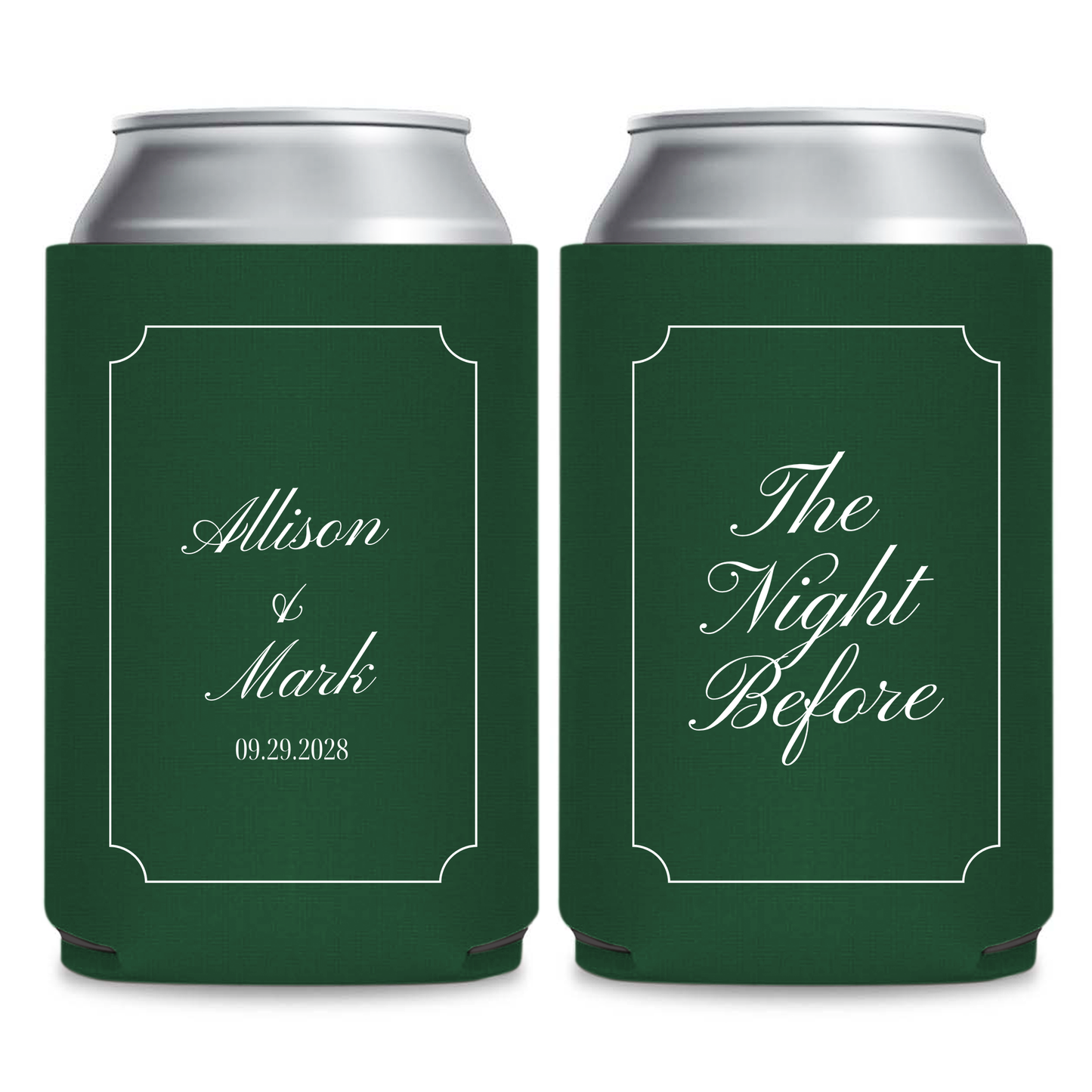 The Night Before Wedding Can Cooler Favors