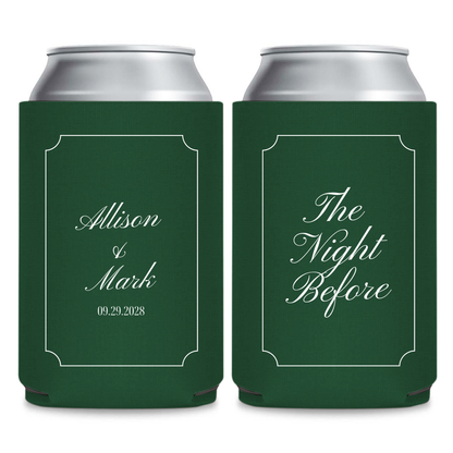 The Night Before Wedding Can Cooler Favors