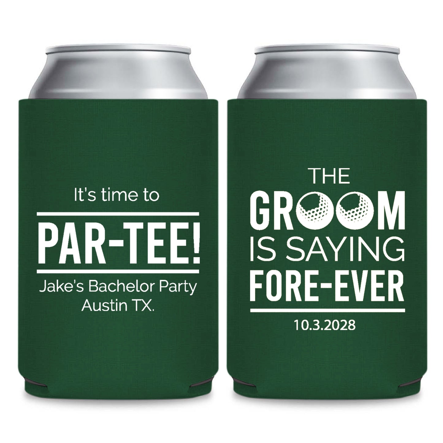 Groom Party Can Coolers (PK 239)