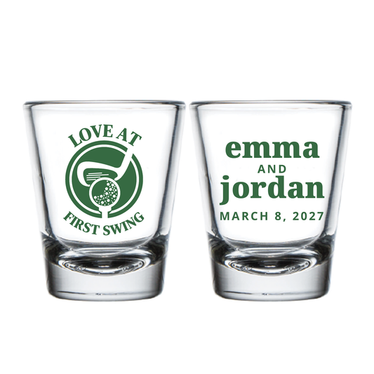 Golf Wedding Shot Glasses (PPP 47)